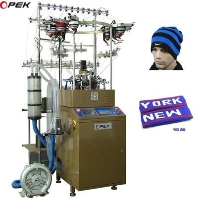 144-400 Needle OPEK completamente computerizzata Jacquard Beanie Knitting Machine
