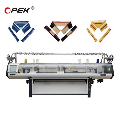 Flat Knitting Style Collar Machine 52 pollici Fully Jacquard Con calibro 12 e calibro 14