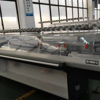 OPEK Double Carriage Four System Flat Sweater Knitting Machines Società pubblicitaria