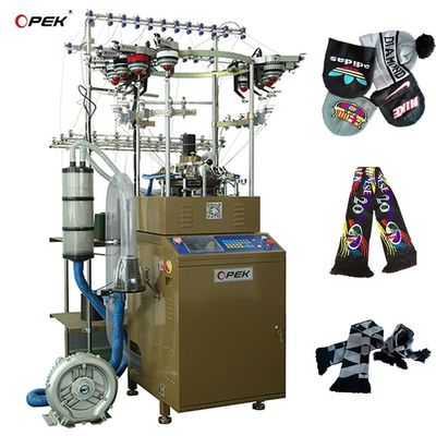 Equipaggiamento per la produzione di cappelli a maglia a controllo completamente computerizzato per il controllo servomotore