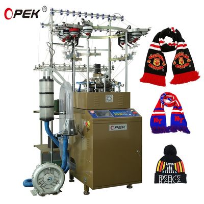 Macchina per cappelli e cappelli da maglia senza cucitura Opek con sistema di controllo completamente computerizzato