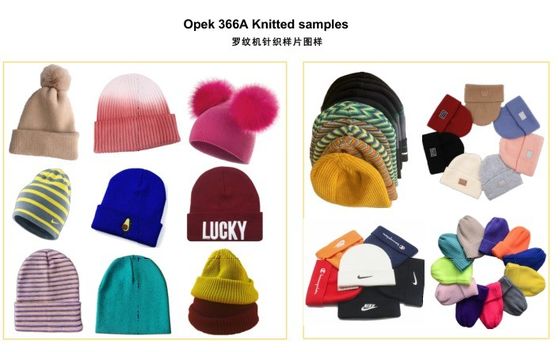 9 pollici larghezza di maglieria Opek cappello a coscia Maglieria ad alta velocità ed efficienza a 60-80RPM
