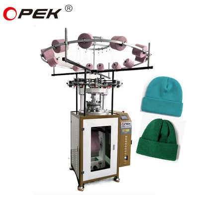 Scale di pesce e Waffle Stitch tessitura cappelli a costole macchina da maglieria con lubrificazione AUTO