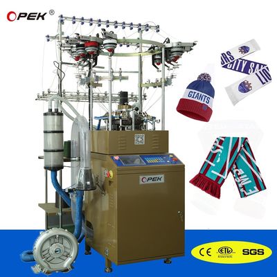 Macchina a maglia circolare ad alta velocità a prova di vento per cappelli e sciarpe multi-gauge di OPEK