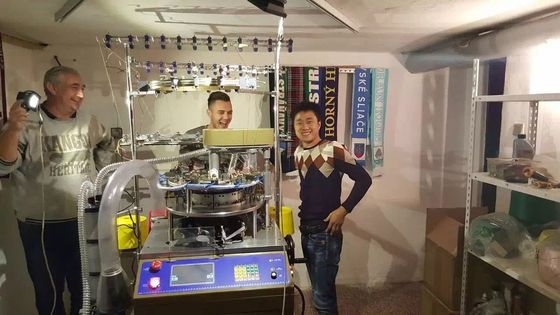 Touch Screen OPEK Scarf Jacquard circolare e cappello macchina da maglieria di 9 pollici di diametro cilindro