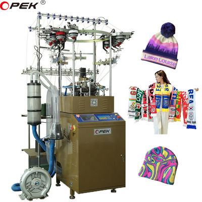 Jacquard Beanies e sciarpe con touch screen OPEK Specializzazione della macchina da maglieria