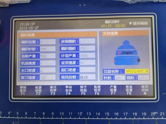 1000 W OPEK Cap Machine per cappelli a maglia / sciarpa Capacità di carico 325 kg