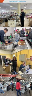 Macchina da cucire a testa di cappello a maglia completamente automatica per 300-400pcs/ora
