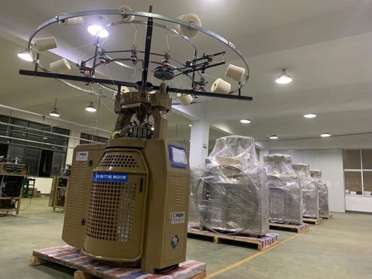 OPEK Macchina per copricapo senza cuciture per cuciture circolari completamente automatica con allarme automatico