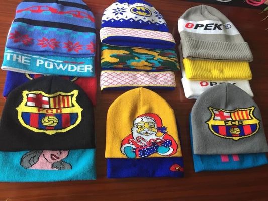 8-10-12 Macchina a maglia multi-gauge computerizzata a maglia singola Jacquard Beanie Cap