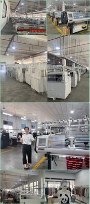 Metodo di tricotaggio doppio 650 KG 52 Inch Computerizzata Flat Knitting Machine per maglioni