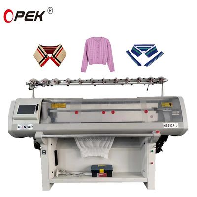 52 pollici larghezza a maglia doppio sistema maglia piatta macchina a maglia con funzione automatica