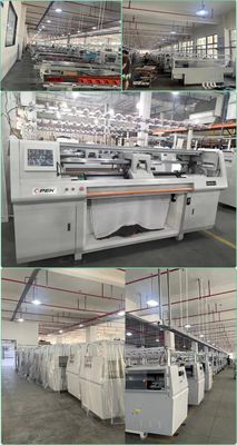 52 pollici larghezza a maglia doppio sistema maglia piatta macchina a maglia con funzione automatica