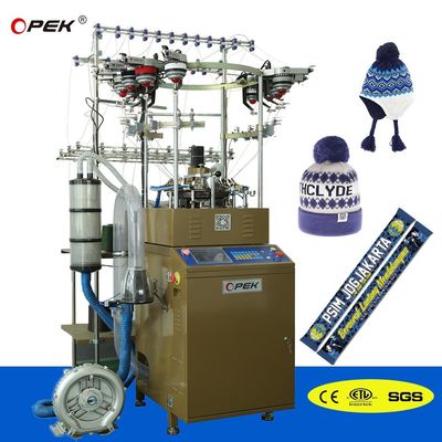 La macchina per la cucitura di cappelli per sciarpe di Natale OPEK per una produzione rapida e facile