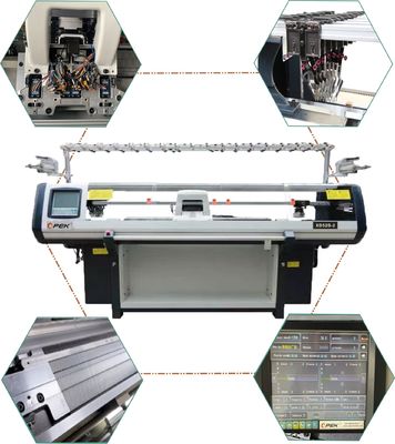 OPEK Style 2 Maglietta a maglia a carrello singolo sistema doppio 2500*850*1600mm