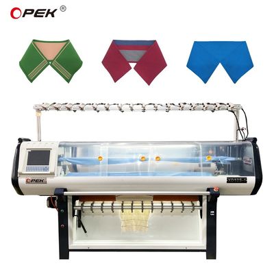 80 pollici larghezza di maglieria manicotte collare completamente automatico macchina di maglieria piatta computerizzata