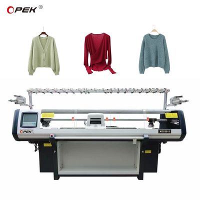 Macchine per maglieria piatta a Jacquard doppio sistema vendite computerizzate di maglioni a punta