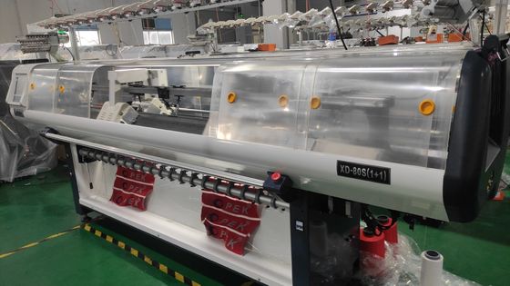Macchina da maglia a doppio collare da 10GG per la produzione di maglioni larghi 80 pollici