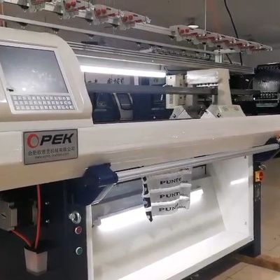 Top cinese della macchina a maglia piatta ad alta velocità per la produzione sostenibile