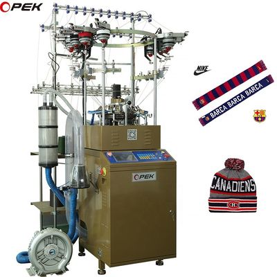 Opek Multicolor Jacquard Computerizzata Cappello e Sciarpa Maglieria per fabbriche di abbigliamento
