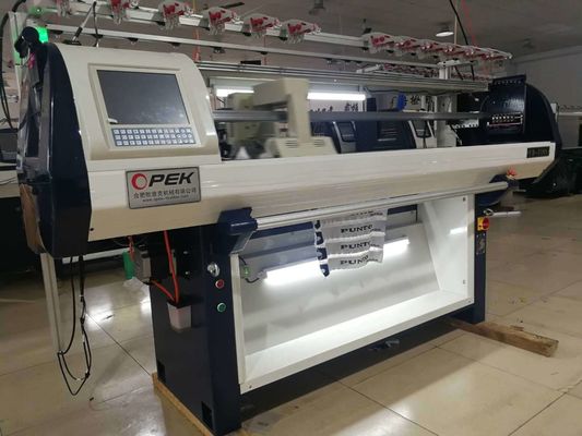Metodo a doppia maglieria 1500 W Macchina per maglieria computerizzata di cappelli e sciarpe per prodotti