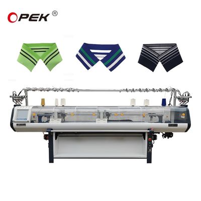 Unico sistema Opek Flat Knitting Machine Fully Jacquard Selezione per la maglieria di fine