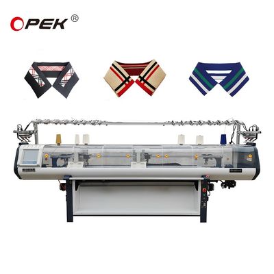 Unico sistema Opek Flat Knitting Machine Fully Jacquard Selezione per la maglieria di fine
