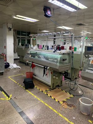 Flat Knitting Machine 80 pollici per basso costo di manutenzione e doppio colletto di carrello