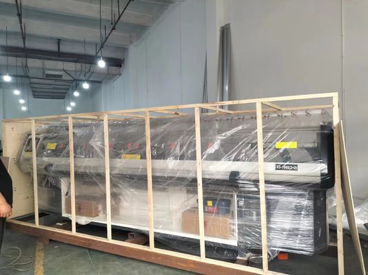 Flat Knitting Machine 80 pollici per basso costo di manutenzione e doppio colletto di carrello
