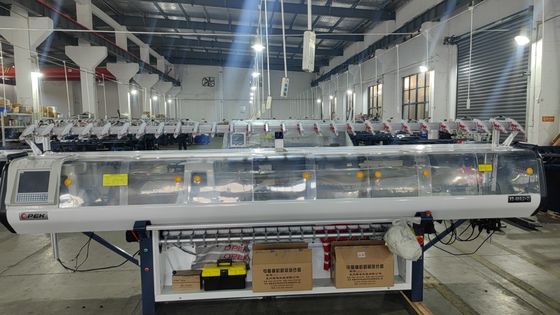 Flat Knitting Machine 80 pollici per basso costo di manutenzione e doppio colletto di carrello