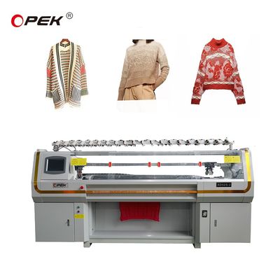80 pollici 2 sistema spessore gauge computerizzato macchina a maglia piatta per Retail Function Hat