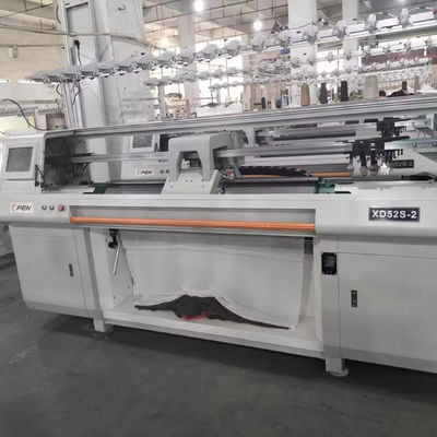 Macchina avanzata di maglieria a doppio sistema a carrello singolo per maglioni multifunzionali