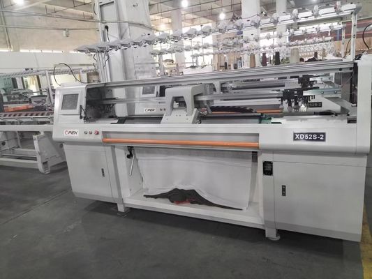Macchina avanzata di maglieria a doppio sistema a carrello singolo per maglioni multifunzionali