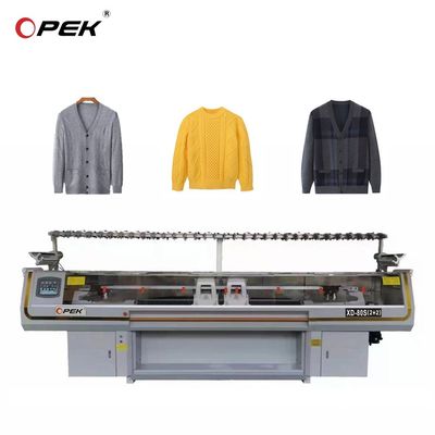 Doppio sistema 52 pollici Flat Cashmere Stitch Machine Perfetto per la maglieria di scarpe superiore