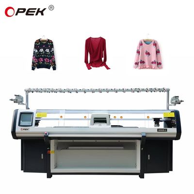 9gg Gauge Three System Completamente computerizzato Jacquard Sweater Flat Knitting Machine