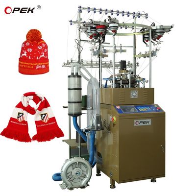 Macchina per la cucitura di sciarpe e cappelli invernali con elevata capacità produttiva