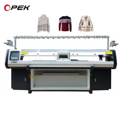 1.5W Macchina a maglia a collare piatto Jacquard completamente automatica per la fabbricazione di maglioni