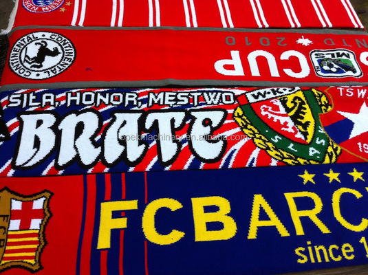 La macchina da maglia per sciarpe OPEK La soluzione definitiva per la produzione di sciarpe per club di calcio