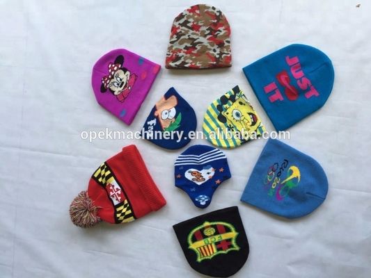 Equipaggiamento per la produzione di cappelli a maglia a controllo completamente computerizzato per il controllo servomotore