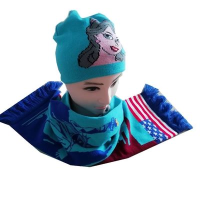 Macchina per la maglieria di cappelli e sciarpe con aghi 160N-360N e doppio sistema di guida