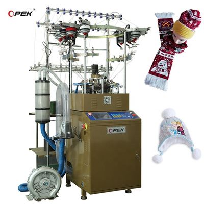 Metodo di maglieria singola ad alta velocità Opek Macchina di maglieria computerizzata per cappelli
