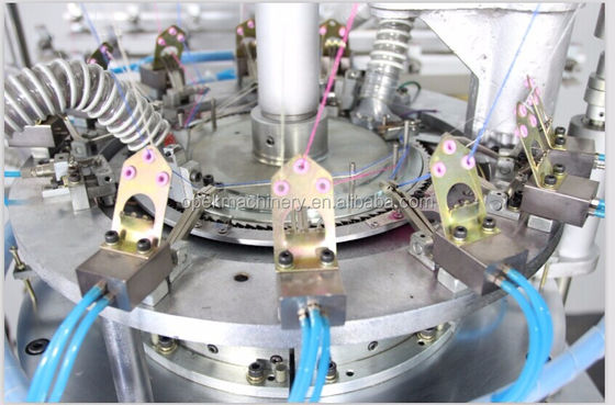 Macchina di maglieria digitale ad allarme completamente automatico per sciarpe a cappello a maglia in stile warp