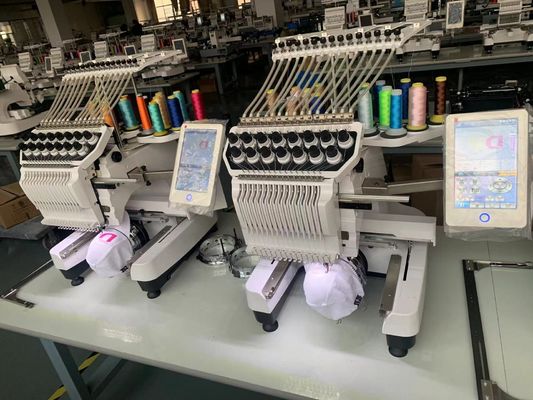 Dahao A15 Macchina di ricamo computerizzata Riparazione 15 Aghi e due teste Risoluzione economica