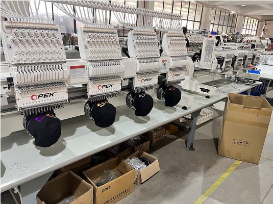 652*150cm Tajima 12 Testa Macchina di ricamo per cappelli e abiti finiti