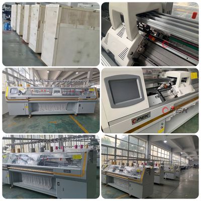Tre sistemi completamente computerizzati macchina per la maglietta piatta a maglia per la maglietta a casa