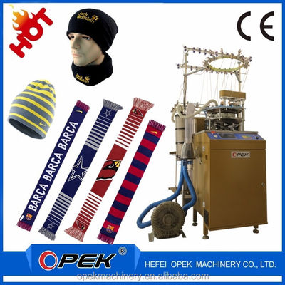 9 inchi di diametro del cilindro 255 kg High Speed Circular Scarf Cap Weaving Machine da OPEK
