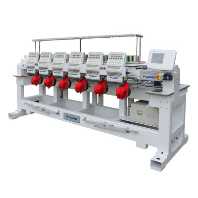 400*450 Max Emb.area 6 teste Macchina per ricamo per tessuti piatti industriali di grande area