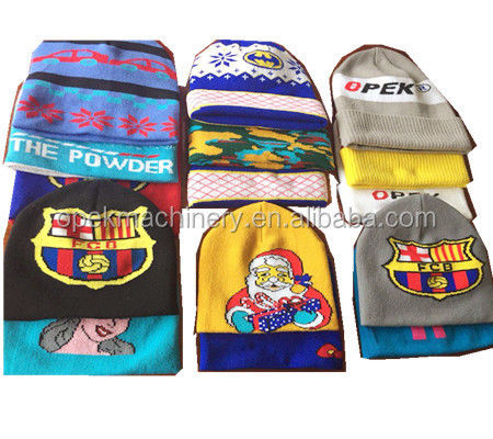 1KW singolo completamente automatico cappello circolare sciarpa tela a maglia