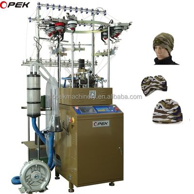 Macchine per indossare cappelli senza cuciture per tubi a maglia circolare completamente automatiche