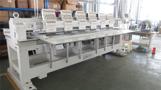 6 teste 1200 giri al minuto Macchina di ricamo computerizzata con KOBAN Rotary Hook e Cap Driver
